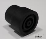 6063 T5 aluminum alloy Tube Accessories External Protective Raised Plastic Cover