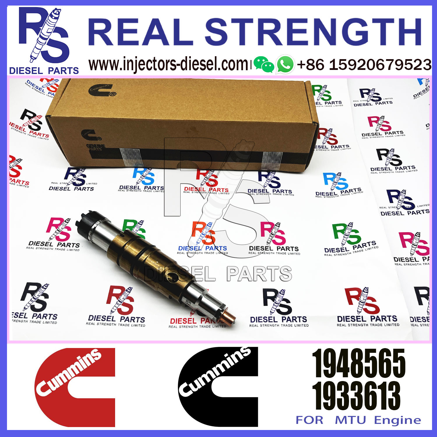 Diesel Common Rail Fuel Injector 1948565 2030519 2031836 2031835 2086663