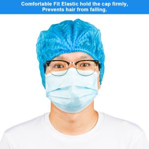 Wholesale Non Woven Polypropylene Bouffant Medical Cap Disposable Hairnet from china suppliers
