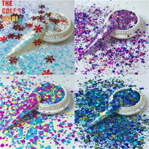 Wholesale Christmas Xmas Nails Glitter Body Glitter Face Paint Makeup Handwork DIY Accessoires from china suppliers