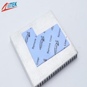 Wholesale Super quality high stickiness surface 2.0w light blue silicone thermal conductive pad for LED floor light from china suppliers