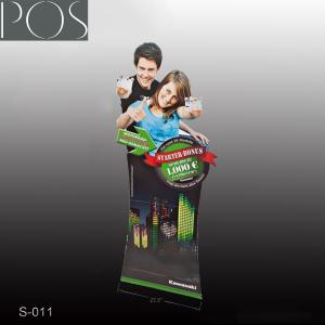 Wholesale customized tire display stand/Floor corrugated display carton for tyre from china suppliers