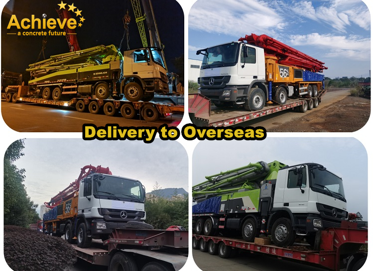 Hot sale refurbished Putzmeister M56-5Z Concrete Pumps Truck