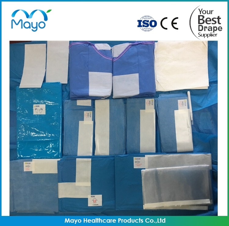 Disposable Sterile Orthopedic Drape Pack Impervious U Drape