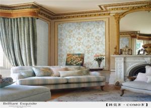 Wholesale Deep Embossed PVC Waterproof Wallpaper Decorated For Household Free Sample from china suppliers