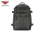 Black Outdoor Adventure Backpack For Leisure Climbing / Hydration Camping