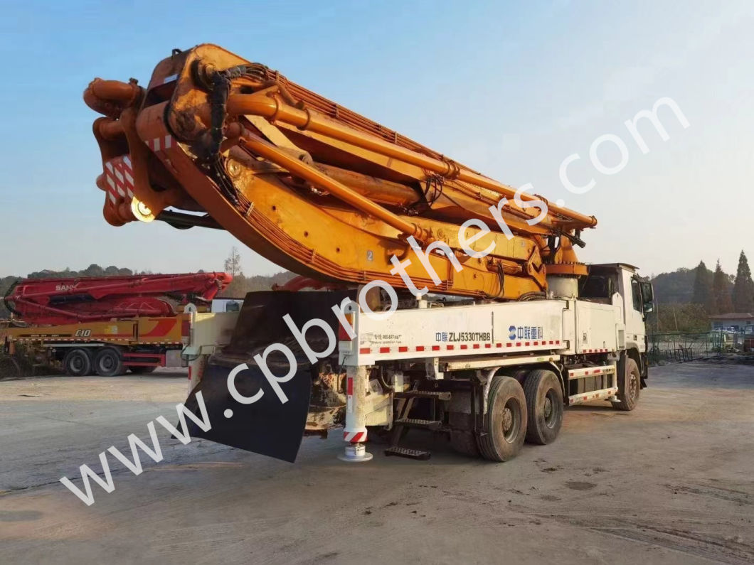 2015 Zoomlion 47m Concrete Boom Pump Concrete Pump Truck