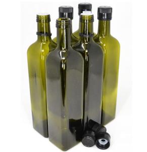 Wholesale 250ml/500ml Olive Oil Mason Jar Kitchen Bottle in Dark Glass Hot Stamping for Kitchen from china suppliers