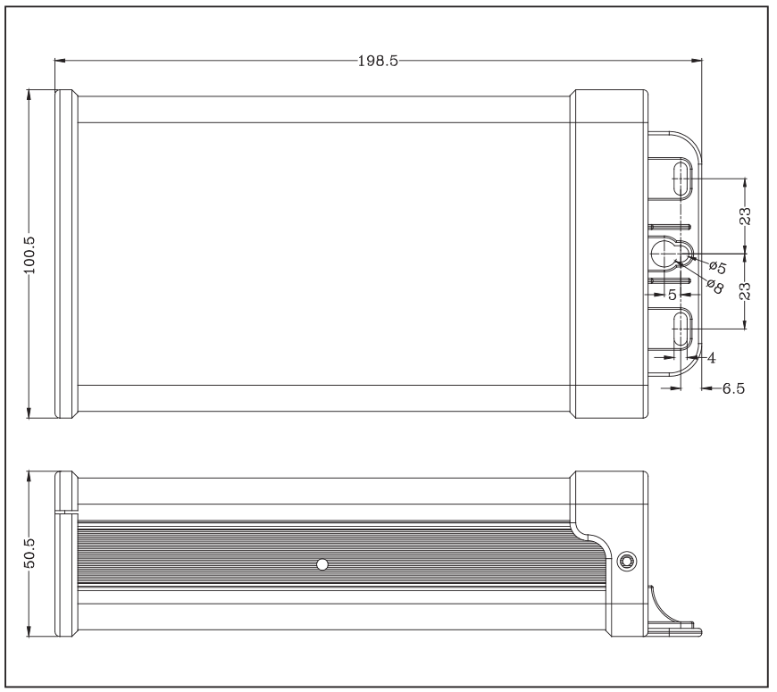 led power supply structure