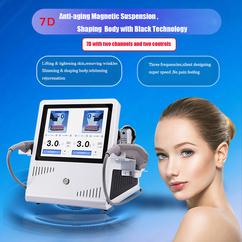 hot sale portable 7d hifu sculplft machine face lifting hifu knife beauty salon machine