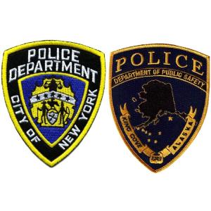 Wholesale 75% Embroidery Velcro Embroidered Police Patch For Police Uniform from china suppliers