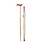 23 Inches Unbreakable walking stick umbrella Imitated Wood