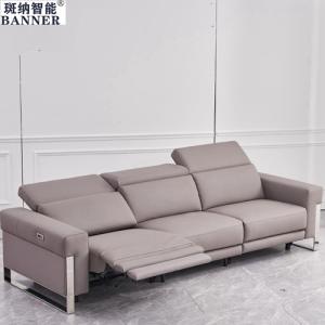 Wholesale BN Leather Functional Sofa Metal Frame Modern Minimalist Usb Electric Sofa Combination Recliner Sectional Modern Sofa from china suppliers