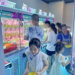 Playfun neon catcher metal cabinet arcade toys grabber new crane claw game