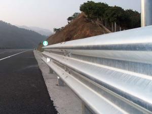 Wholesale Hot Rolled Coil Galvanized Steel Guardrail For Motorway Guardrail System from china suppliers