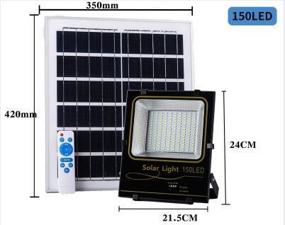 square Home garden LED solar projection lamp 7000K 2-14 hours 30-60W Light for 12-14 hours IP66