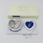 Custom Color Box Love Pearl Necklace Gift Box With Fashion Cage Pendant for
