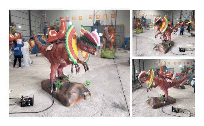 Coin Operated Electric Ride On Dinosaur For Shopping Mall And Amusement Park