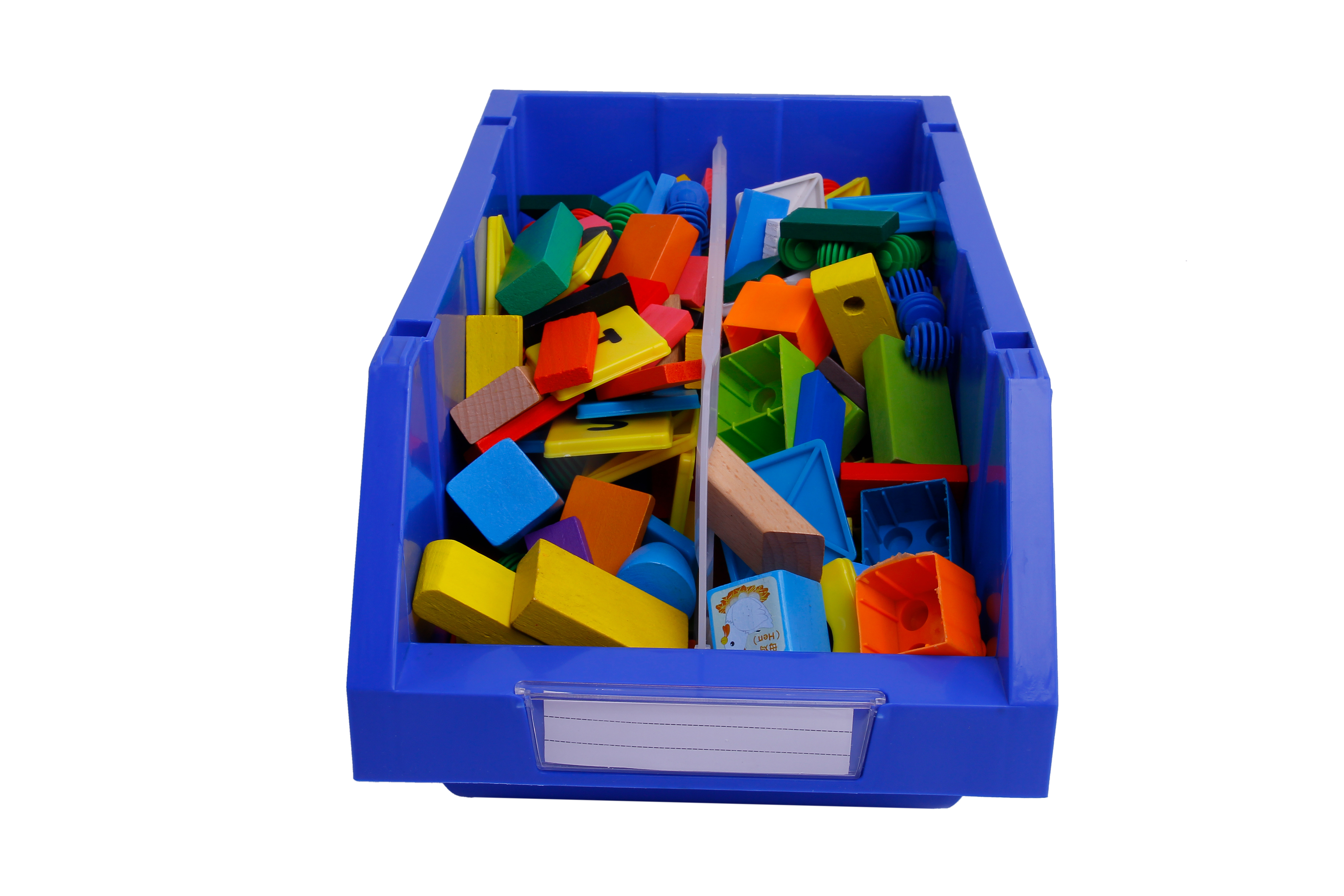 Stackable Plastic Bins for Easy Classification and Storage Internal Size 186x334x94mm