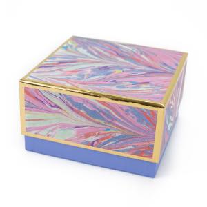 Wholesale Pastel Marbled 7x7 Square Rigid Packaging Box Embossed from china suppliers
