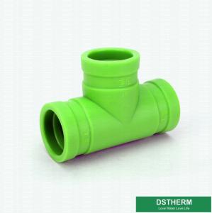Wholesale Fittings Reducing Tee Ppr Green Pipe Accessories Welding Connection from china suppliers