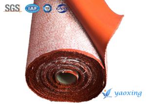 Wholesale 3mm Heat Insulation Silicone Fiberglass Fabric , Silicone Treated Fabric from china suppliers