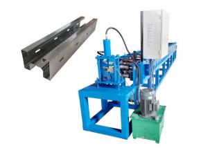 China 12 Steps C Channel Roll Forming Machine Productivity 30-35M/Min With Punching Hole Machine on sale