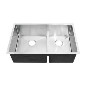 Wholesale 32 Inch Drop In Undermount Stainless Steel Kitchen Sink With Double Bowl from china suppliers