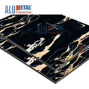 Wholesale 5mm 1570mm Marble Aluminum Composite Panel Exterior Wall Panels PVDF Coating from china suppliers