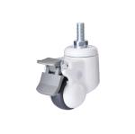 110kg Dustproof PU Hospital Bed Caster Wheels Furniture Moving Casters
