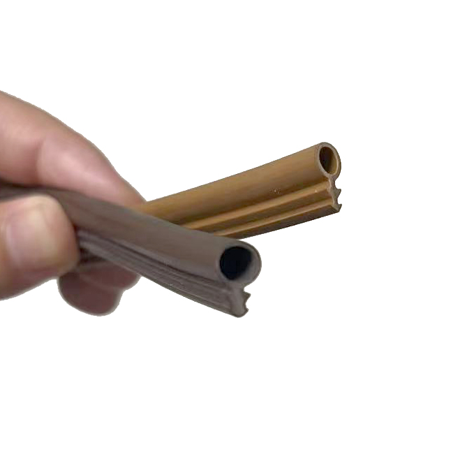 Cutting Service Slot PVC TPE Silicone Rubber Wood Door or Window Bulb Weatherseal Manufacture