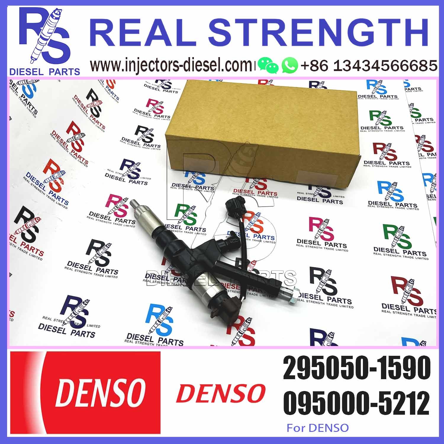 Diesel Injector 295050-1590 For Common Rail Injector 23670-E0590 For P11 Engine