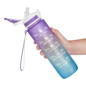 Wholesale PC Plastic Sports Water Bottles Reusable Portable Inspirational Water Jug from china suppliers