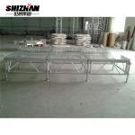 Aluminum Fashion Show Glass Stage Adjustable Acrylic Platform