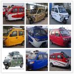 Electric Passenger 270X130X180cm 175cc Tuk Tuk Vehicle
