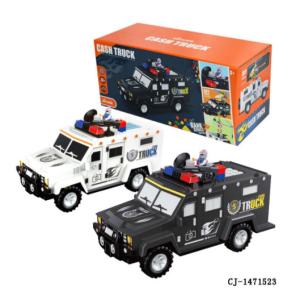 Wholesale Children Building Blocks Multifunction Creative Educational Toys Sliding Police Car from china suppliers