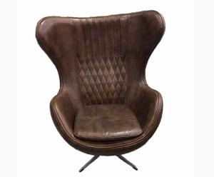 Wholesale Brown Vintage Aviator Leather Egg Chair Aviation Egg Chair from china suppliers