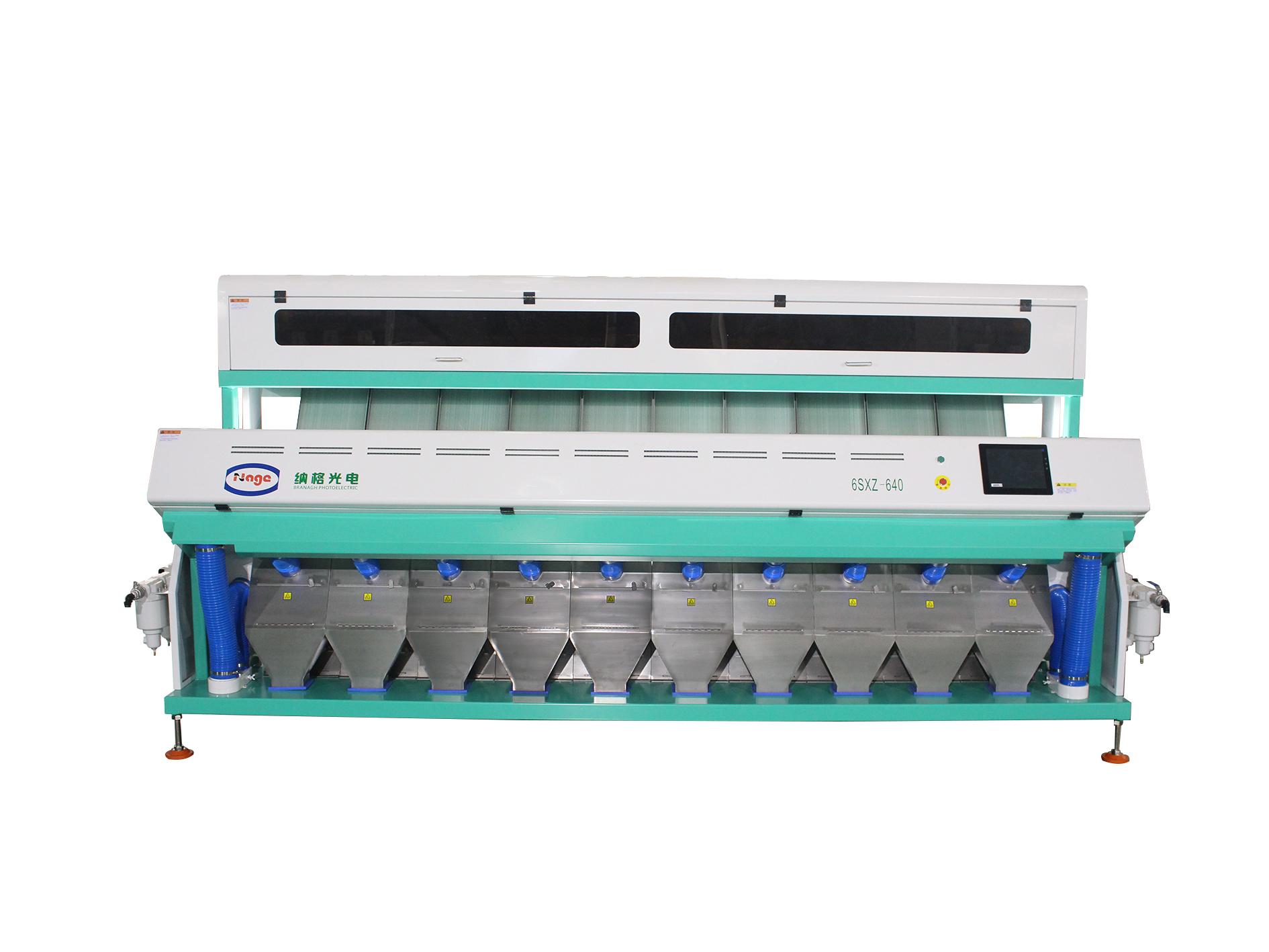 Intelligent 10 Chutes Bean Color Sorter Machine Japan Toshiba CCD Sensor
