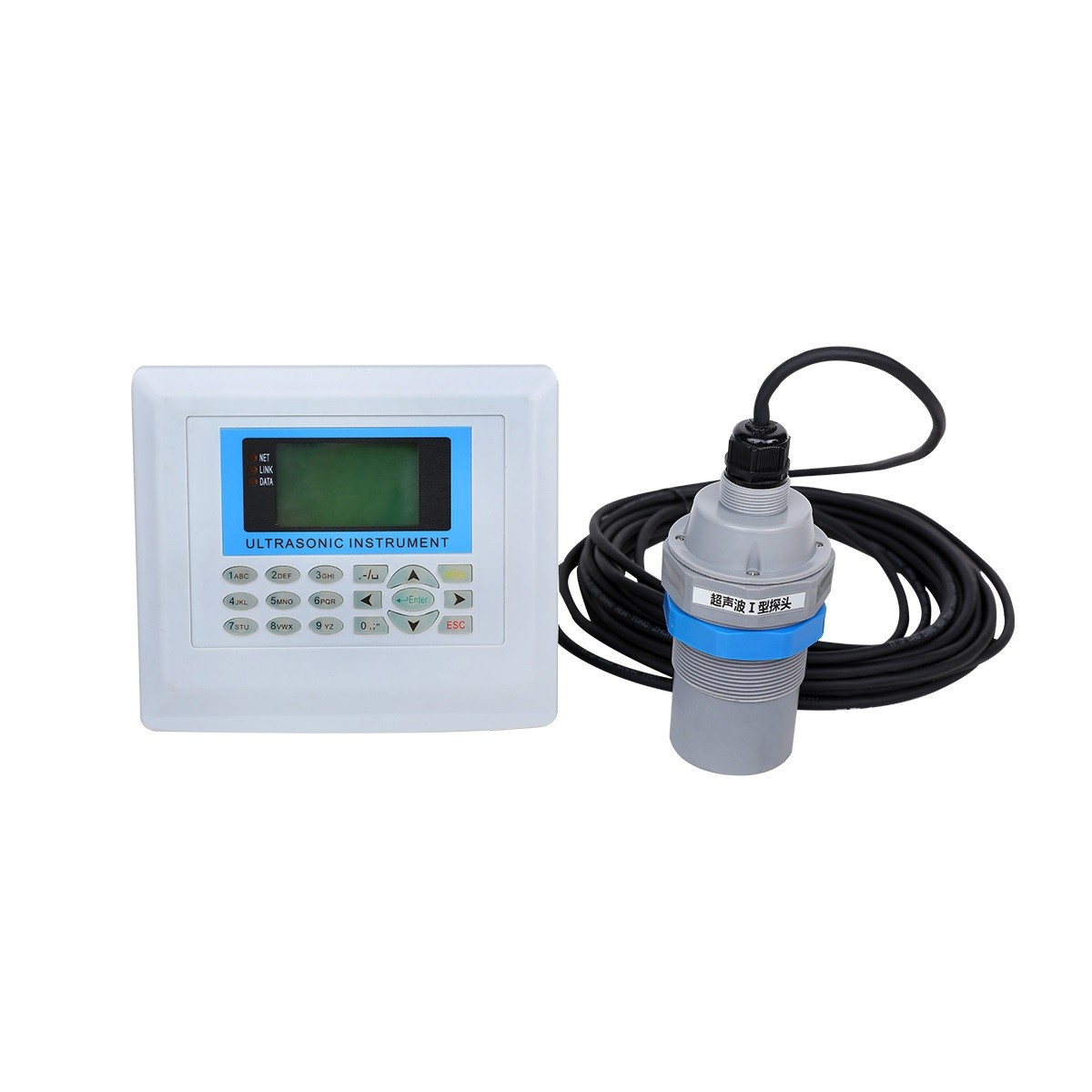 Variable Area Ultrasonic Flowmeter Open Channel Flow Sensor Dc24v