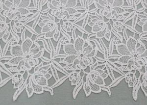 Wholesale Water Soluble Embroidered Polyester Lace Fabric With Floral Lace For Dress Designer from china suppliers