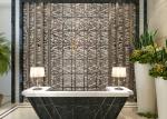 Modern Removable Silver Color Gold Foil Contemporary Wallpaper For Walls