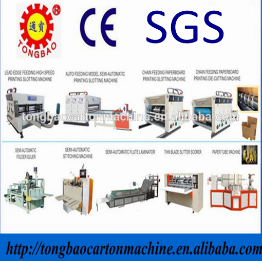 380 V Tongbao Automatic Corrugated Cardboard Gluer for Fast and Precise Gluing of Boxes