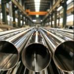 Cold Rolled SS Round Pipe ASTM A554 5m Length Mirror Polished 5mm Thickness