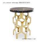 metal Side table bases gold stainless steel furniture frames for restaurants