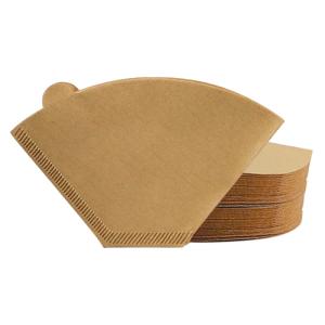 Wholesale Food Grade Cone Disposable Coffee Filter Paper Natural Paper Filters from china suppliers