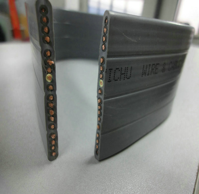 Rubber Flexible Flat Travelling Crane Control Cable