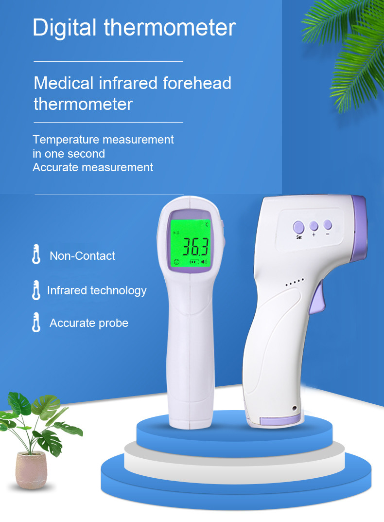 BlueTooth Non Contact Forehead Infrared Thermometer Ir Temperature Gun