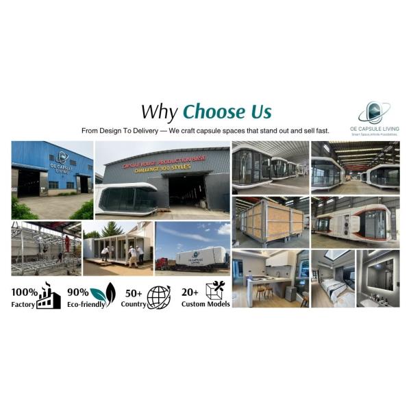 PX7-PX5 Series Modular Capsule Prefabricated Outdoor Office Pod Mobile Container Cabin House