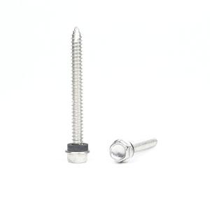 Wholesale Stainless Steel ST6.3*55mm Flange Hex Self Tapping Screw Parafuso Auto Atarraxante from china suppliers