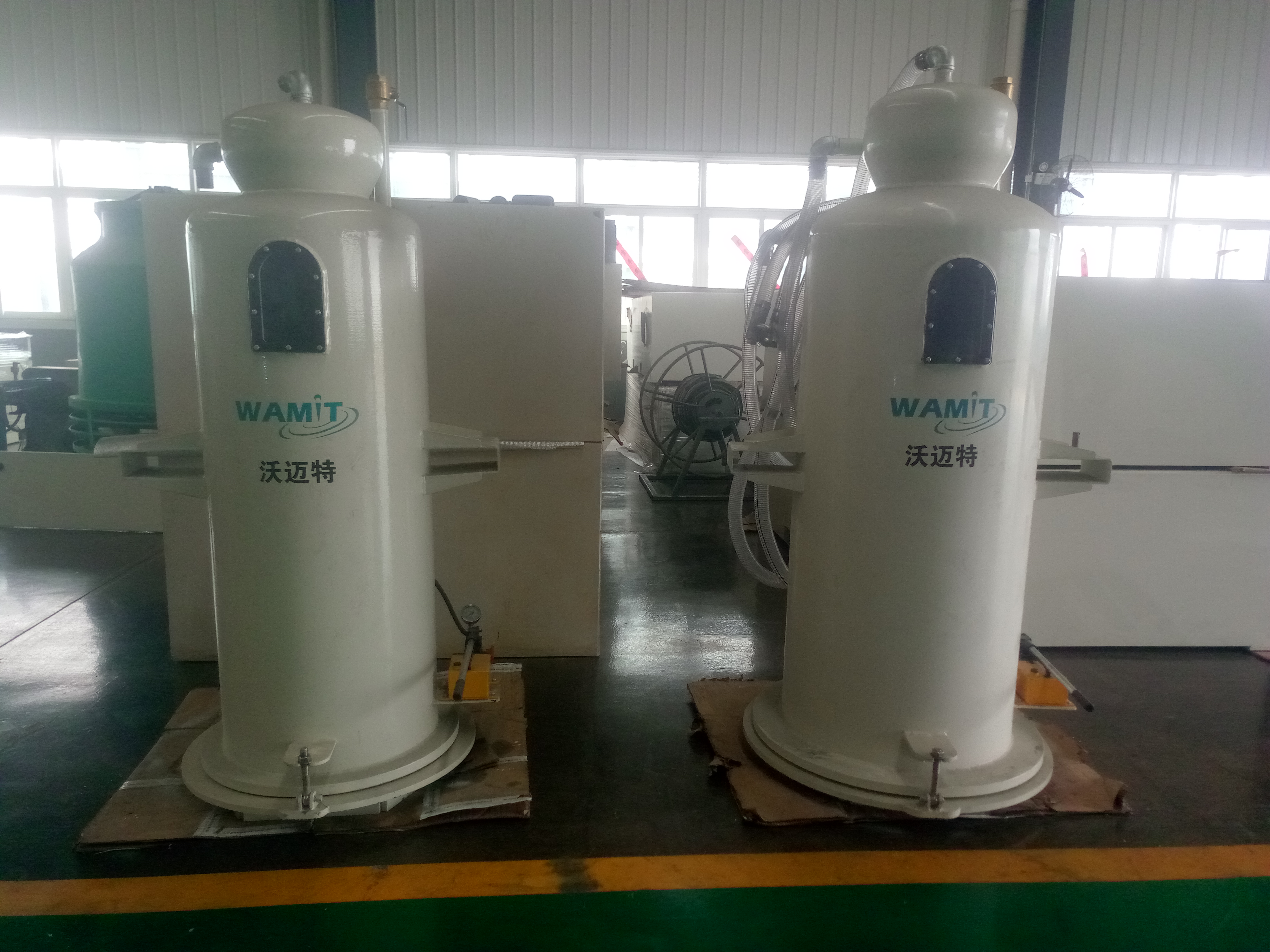 WAMIT 3.172CBM Auto Desanding System For Water Jet Cutting Machine